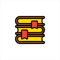 vector illustration of books