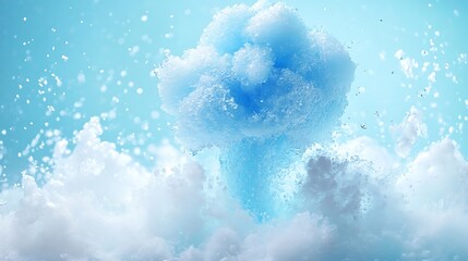 Fototapeta premium Abstract Ice Explosion