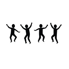 Obraz premium International dance day 29 april. icon vector logo