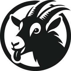 Goat vector silhouette