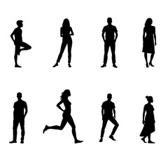 business people silhouettes