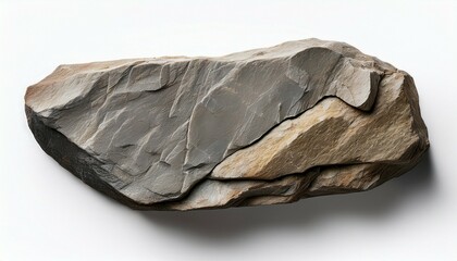 stone on white