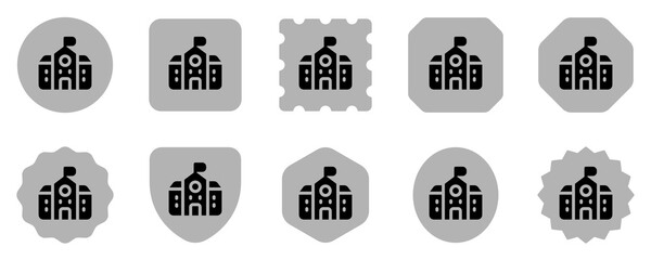 Editable school, college, building vector icon. Building, architecture, city, construction. Part of a big icon set family. Perfect for web and app interfaces, presentations, infographics, etc