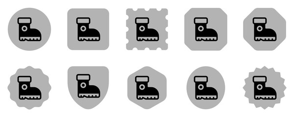Editable boots vector icon. Outdoor, industry, gardening, heavy duty. Part of a big icon set family. Perfect for web and app interfaces, presentations, infographics, etc