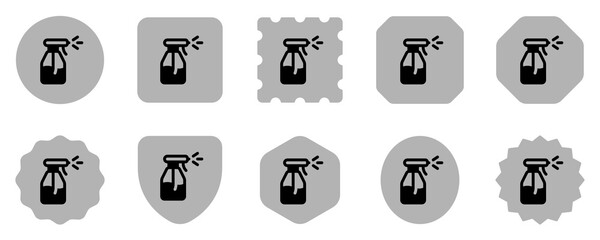 Editable water sprayer, spray bottle vector icon. Gardening, lanscaping, hygiene. Part of a big icon set family. Perfect for web and app interfaces, presentations, infographics, etc