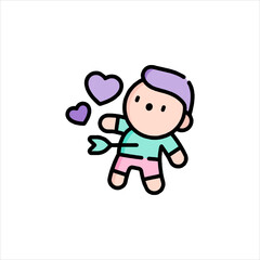 angel with heart