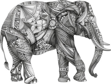 Adobe Illustrator Artwork of Elephant