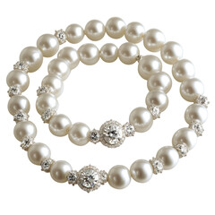 Obraz premium Pearl And Diamond Accent Set... on a transparent background