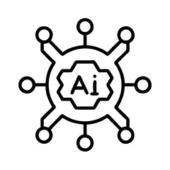 Ai artificial intelligence machine learning neural network technology connection innovation system