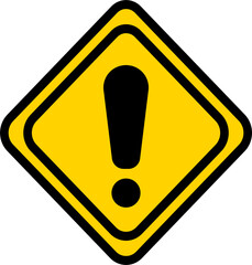 Black And Yellow Warning Symbol