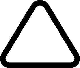 Blank Frame Black Grey Color Caution Sign