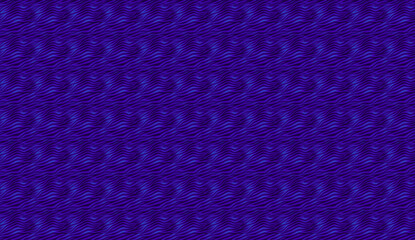 Seamless pattern made of small repeating blue waves creating hypnotic effect, ideal for backgrounds and textures
