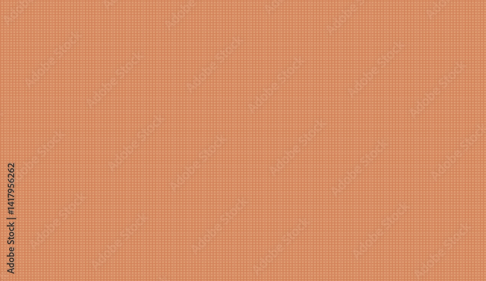 Poster seamless peach background with small squares forming a grid pattern, ideal for websites, presentatio