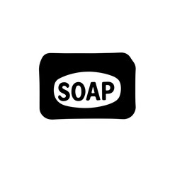 Soap silhouette vector icon sign symbol illustration design.