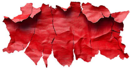 Torn Red Paper Texture.