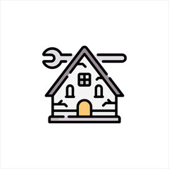 house icon on white background
