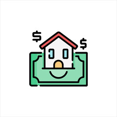 home icon on a white background