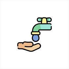 hand holding a button