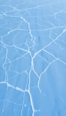 large expanse of ice that is melting