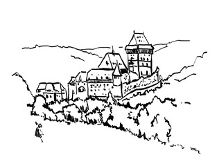 Karlstejn castle bohemia