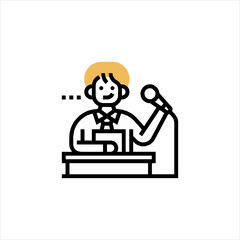 vector illustration of a man