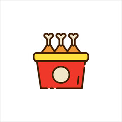 vector illustration of a pan