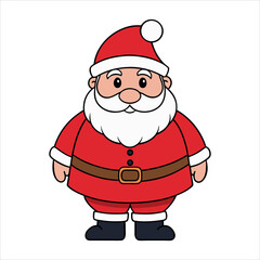santa claus with gift