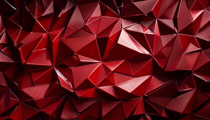 Fototapeta premium dark red abstract polygon background