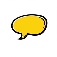 Dynamic Comic Book Speech Bubble Icon