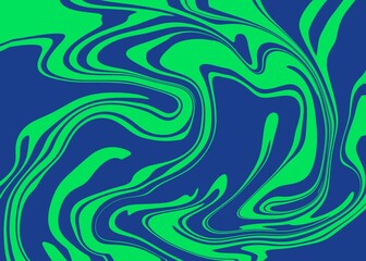 Abstract Trippy Hand Drawn Pattern Vector Design. Fun Vintage Wavy Texure. Curvy Psychedelic Background. Illustration with psychedelic trippy vibe