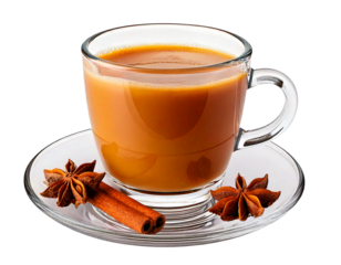 y Chai Tea, transparent background, isolated image, generative AI