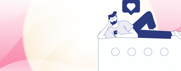 Flat vector illustration of business people operating work scene
