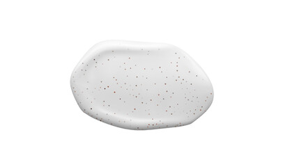 Cream swatch white body sugar scrub texture for cosmetic skincare and foam design, perfect for background use in facial cleanser, beauty product, and body care concepts.