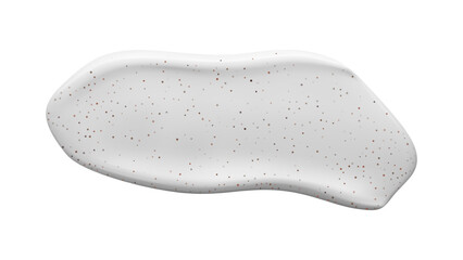 Cream swatch white body sugar scrub texture for cosmetic skincare and foam design, perfect for background use in facial cleanser, beauty product, and body care concepts.