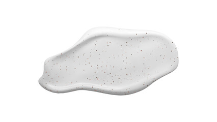 Cream swatch white body sugar scrub texture for cosmetic skincare and foam design, perfect for background use in facial cleanser, beauty product, and body care concepts.