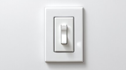 Fototapeta premium White light switch 