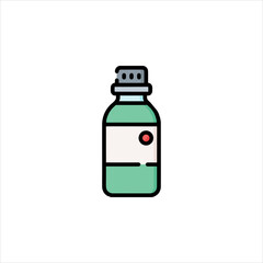 bottle of medicine