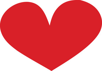 Heart vector illustration. Heart Shape Icon. love symbol isolated. 
