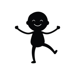 3d little human cartoon character  illustration