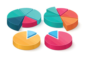 Obraz premium business pie chart