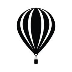 Obraz premium Balloon Stencil Icon Vector Illustration