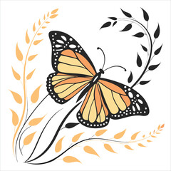 butterfly vector illustration