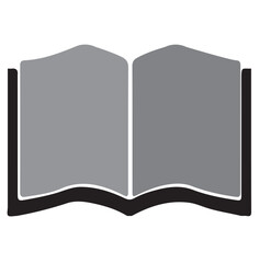 open book with blank pages