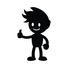 boy with a red heart