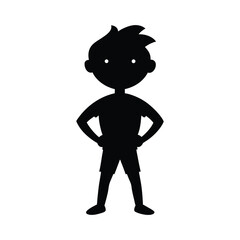 3d little human cartoon character  illustration