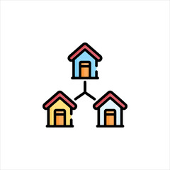 house icon set
