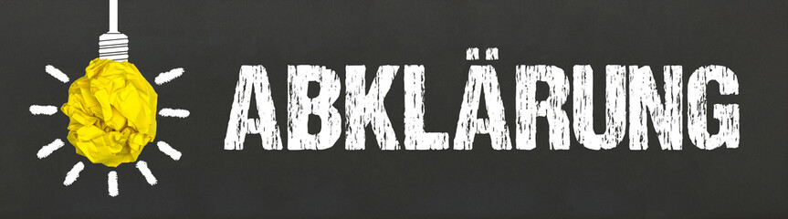 Abklärung	
