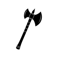 Axe Silhouette vector illustration