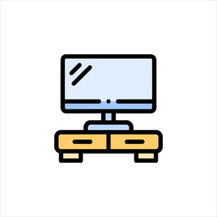 flat icon with shadow