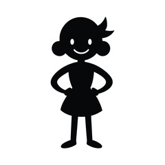 3d little human cartoon character  illustration